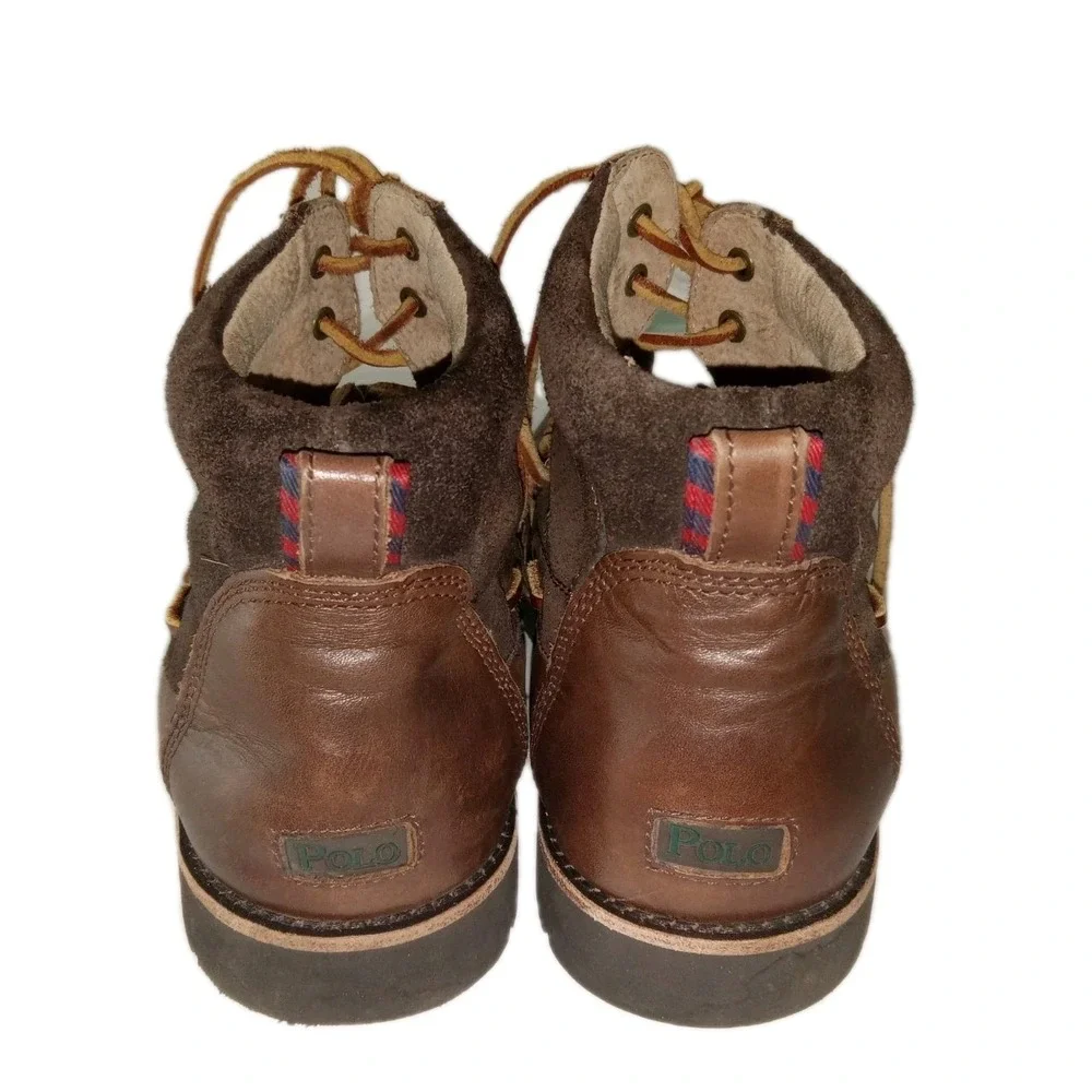 Polo Ralph Lauren Salisbury Men's 11.5 Footwear Casual Boots Shoes Chukka Brown